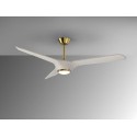 Ventilador de Techo Schuller Alisios Blanco/Bronce Dimable Ø152cm