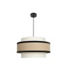 Lámpara Colgante Cornalina 50cm Beis negro
