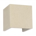 Aplique de Pared para Exterior LED Mantra Taos Blanco Piedra 12W