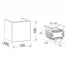 Aplique de Pared para Exterior LED Mantra Taos Blanco Piedra 12W
