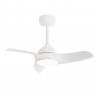 Ventilador de Techo Sulion Diehl S 76cm Blanco 3 palas Con luz