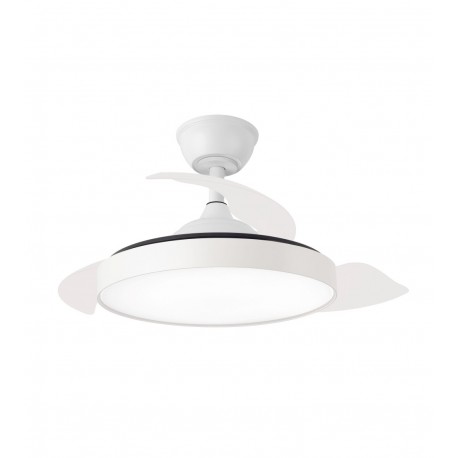 Ventilador de Techo LED Jueric Invest Sidney Blanco 107cm Con Luz