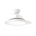 Ventilador de Techo LED Jueric Invest Sidney Blanco 107cm Con Luz