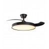 Ventilador de Techo LED Jueric Invest Sidney Negro 107cm Con Luz