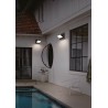 Aplique de Pared para Exterior Mantra Cooper Negro 20W 3000k Basculante