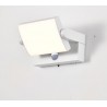Aplique de Pared para Exterior Cooper Sensor Blanco 20W Basculante