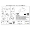 Aplique de Pared para Exterior Cooper Sensor Blanco 20W Basculante