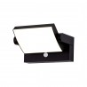 Aplique de Pared para Exterior Cooper Sensor Negro 20W Basculante