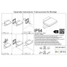 Aplique de Pared para Exterior Mantra Cooper Blanco 20W 3000k Orientable