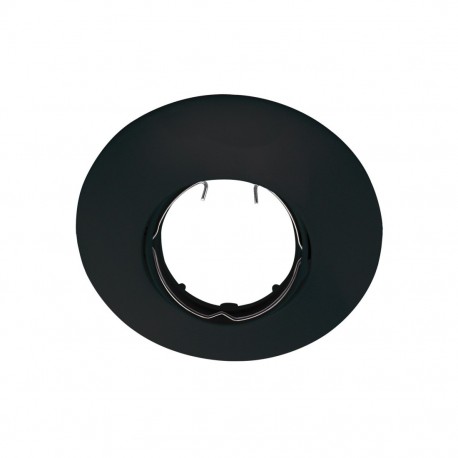 Empotrable Negro GU-10 Redondo Basculante Ø10.5cm Extra grande