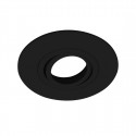Empotrable Negro GU-10 Redondo Basculante Ø11.5cm Extra grande