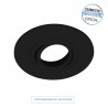 Empotrable Negro GU-10 Redondo Basculante Ø11.5cm Extra grande
