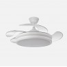 Ventilador de Techo Led Retractil Bayomo Motor DC Blanco Ø107cm