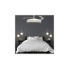 Ventilador de Techo Retráctil Vera DC Blanco Diamante Ø108cm 4 Palas Con Luz