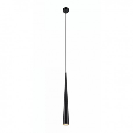Lámpara Colgante LED Fs Lux Kono Negro 1 Mini GU10 Ø3.9cm