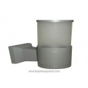 Aplique aluminio exterior 1L.