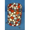 Lámpara de Sobremesa Tiffany Coral Cilíndrica