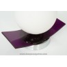 Plafon-aplique cromo purpura 1L