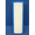 PLAFON RECTANGULAR AZUL 4 LUCES