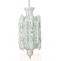 COLGANTE FAROL ARABE BLANCO