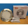 Downlight redondo niquel cristal SIN BOMBILLAS