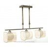 LAMPARA BRONCE VIEJO 3 LUCES