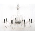 LAMPARA CRISTAL 8 LUCES