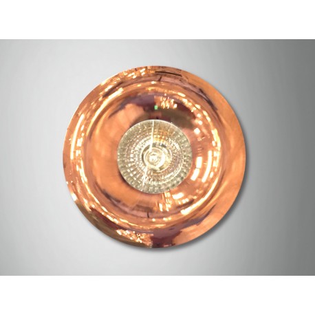 PROJECTEUR ENCASTRÉ ANNEAU ROND EN CUIVRE