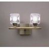 Aplique de Pared Mantra Cuadrax Bronce Viejo 2 Luces