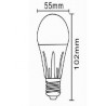 Bombilla Estándar LED 8W Luz Neutra 4500k