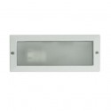 Empotrable para Pared Exterior Faro Liso Blanco