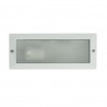 Empotrable para Pared Exterior Faro Liso Blanco