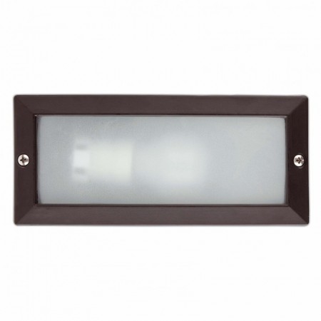 Empotrable para Pared Exterior Faro Liso Negro