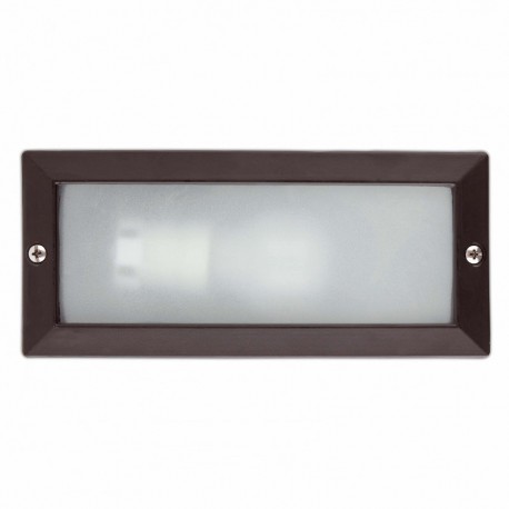 Empotrable para Pared Exterior Faro Liso Negro